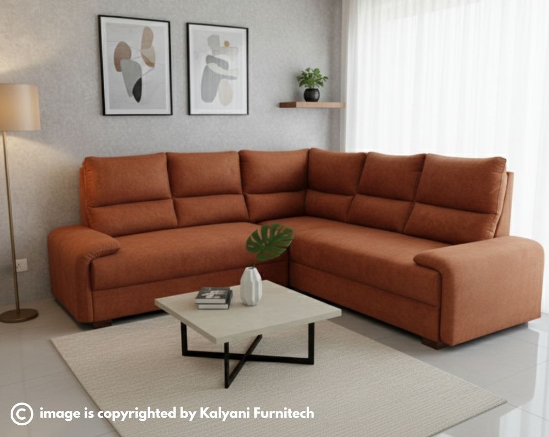 L Shape Sofa (KFLS004) 1 comfortable l shape sofa