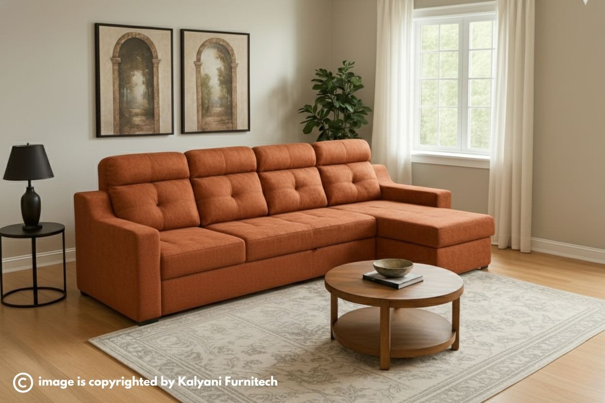 Sofa with lounger